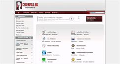 Desktop Screenshot of cyberpole.fr