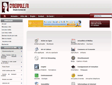 Tablet Screenshot of cyberpole.fr